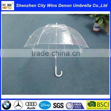 Factory Direct Transparent Umbrella, Custom Printed Straight Rod Umbrella Wholesale