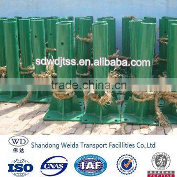 High Quality Guardrail Powder Coated Flange Post