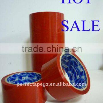 Red color packing tape