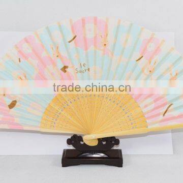 folding dance hand fan with japanese wind bomboo craft business gift                        
                                                                                Supplier's Choice