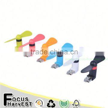 New Portable OTG Mini Micro USB Large Wind Cooling Fan For Phone Desktop Laptop Wholesale