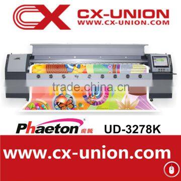 Phaeton UD-3278K High speed outdoor comercial eco-solvent printer cmyk digital color printing machine