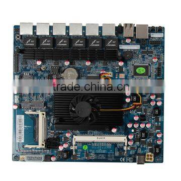 6 Lan Intel D525 industrial network security firewall motherboard