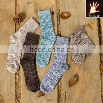 Men's Lot 100% Cotton Winter warm Casual Dress Socks