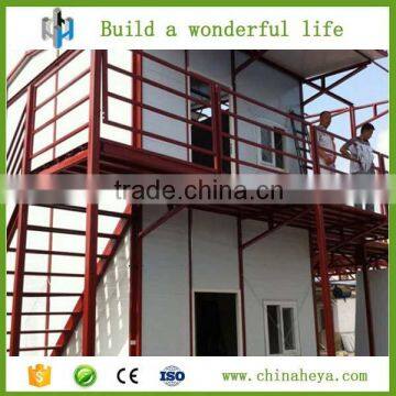 Movable light steel sandwich panel 2 floor worker house office