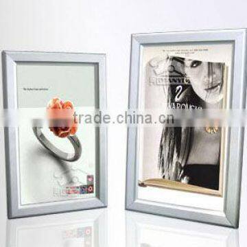 Jewellery display advertising snap frame