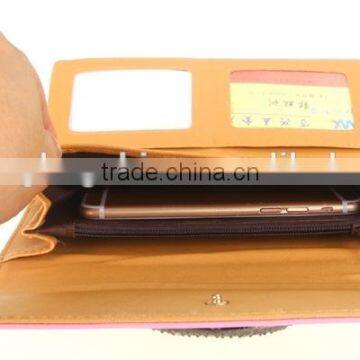 Pink Womens Pocket Wallet Girl Pocket Wallets Womens Clip Wallet photo-5