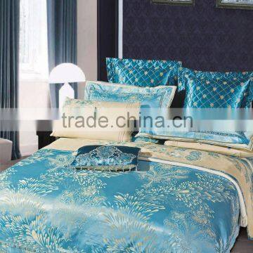 Deluxe style jacquard bedding Iran Middle East hot sell jacquard bed sheet