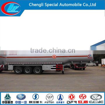 3 Axle carbon steel tank trailer 12-wheeel semi-trailer 37.5cbm fuel tank trailer for sale