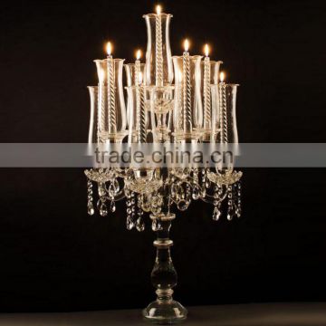 Wholesale Wedding Table Decorative Wrought Iron Tall Candelabra Centerpiece