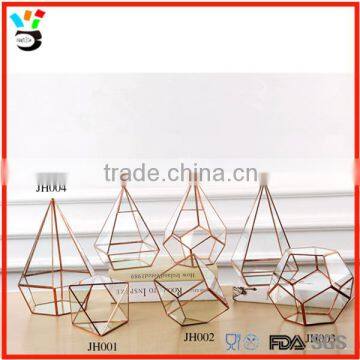 Multi-shaped Available Personalized Micro Geometry Landscape Glass Vase
