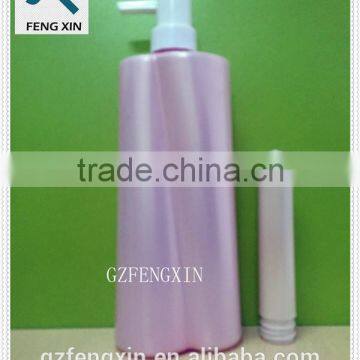 Personal care use PET plastic shampoo bottle and lotion pump