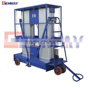 6-14m Hydraulic telescipic aluminum portable man lifts for sale