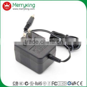 Class II DOE VI standard 24v 1a ac to ac us linear adapter with UL/cUL/FCC certifications