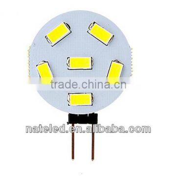 2014 whole sale 1W 6SMD 5730 12V Led G4 Light Bulb