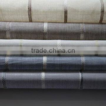 Hotel woven technic polyester material sheer window curtain fabric for office room curtain