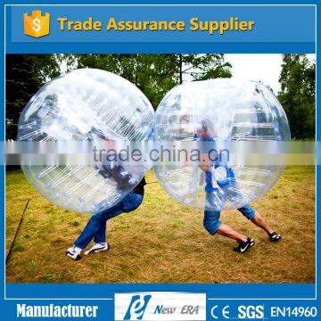 2016 newest pvc/tpu 1.5m diameter different color bubble ball suit