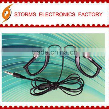 PVC headphone in-ear sports headphone earhook for mp3