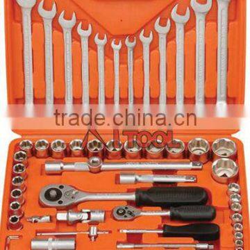 2015 new item 61pcs professional 1/2&1/4 socket wrench tool set kit hand tool set