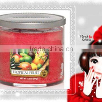 Scented Soy Decorative Candle in big glass jar