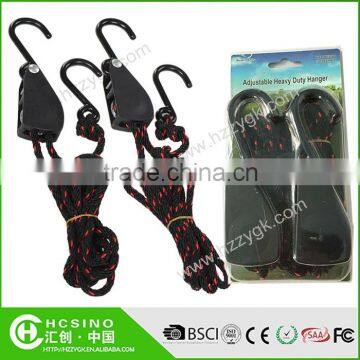 Hydroponics Reflector Pully Hanger / Adjustable Light Rope Ratchet Hangers