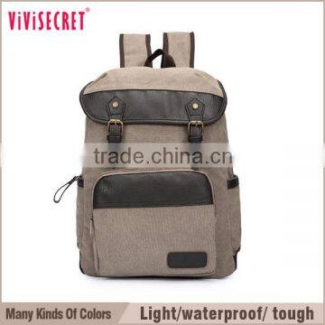 2015 Hot Sale Fashion Machinery Sale Teenager Canvas School Bagpack photo-5