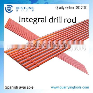 chisel type integral rod