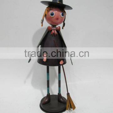 handpainted Halloween witch for halloween decoration