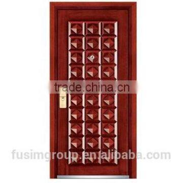 Finished Surface Finishing and Entry Doors Type Steel Wooden Door