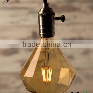 New Design D95 Led Bulb 3W Led Filament Light Bulb E27 Diamond Vintage Light Bulb