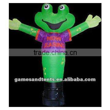 frog shape air dancer, inflatable dancer F3004