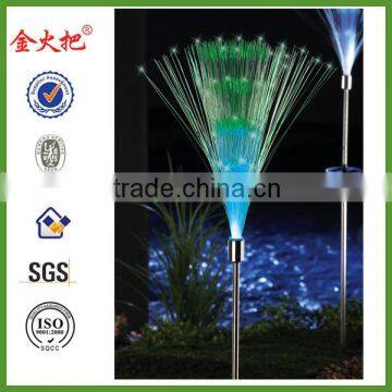 Solar Fiber Optic Light Fountain Garden Stake