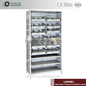 LKH061 medical Adjustable Component medicine display shelf