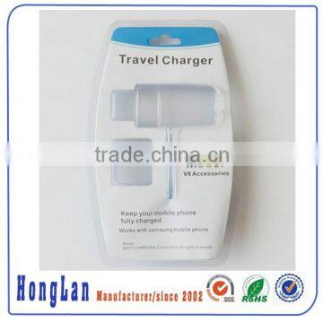 Disposable Customized Blister Usb Phone Package/clear Plastic Clamshell/insert Blister