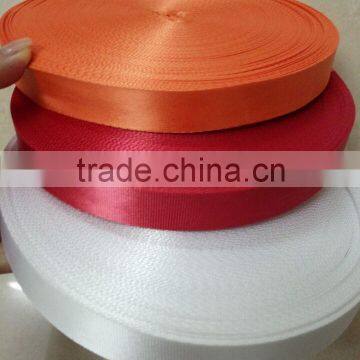 Wholesale polyester nylon webbing ribbon tape straps for bags and handmade sewing accessories belt