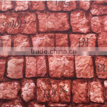 Brick Design Pvc Wallpaper 3d Visual Effects photo-4