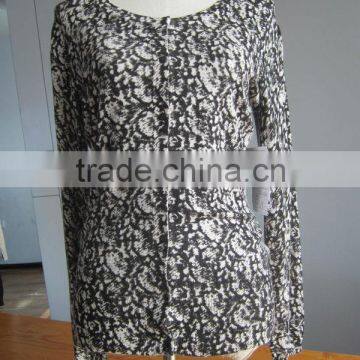 ladies' printing sweater