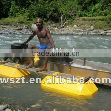 low price and small size gold mining dredger