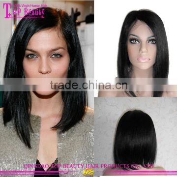 Whole cheap peruvian silk base full lace human hair wig for black women glueless silk base peruvian full lace wigs