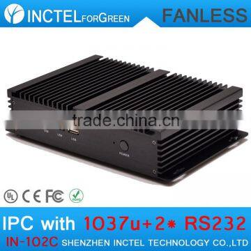 OEM Fanless Mini PC With 2*COM 4*USB 3.0 Intel Celeron 1037u Pocessor photo-3