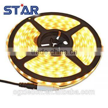 IP66 Waterproof RGB yellow amber flexible 5050 g4 led stripe light with IR Remote Controller