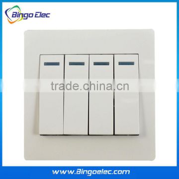 4gang 1way/2way wall switch socket