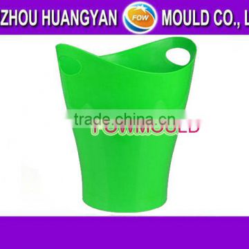 OEM custom plastic trash can with handle mould manufacturer