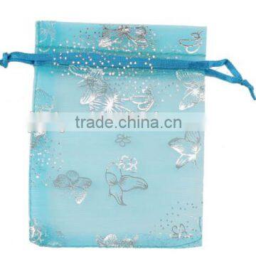 Wedding Party Favor Gift Candy Silver Organza Pouch