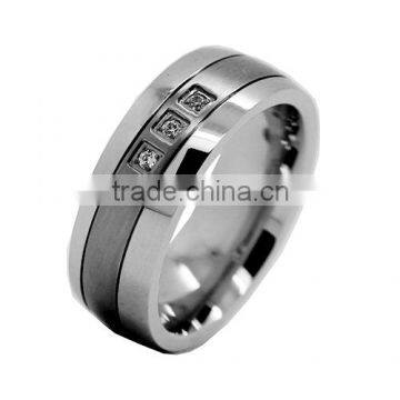 His & Hers Stainless Steel Valentine's Promise Couple Ring Wedding Band