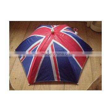 UK flag Umbrella Hat,head umbrella,cap umbrella