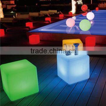 PE Plastic IP54 Lighted Remote Control Colorful Outdoor Relax Chair