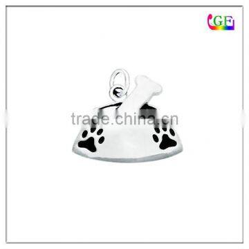 Zinc alloy Dog Bowl pendant