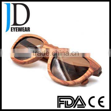 High Quality Cat.3 UV400 OEM Skateboard Wood Sunglasses