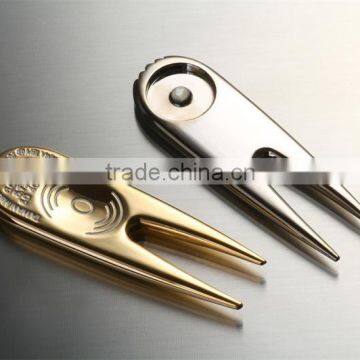 Hot sale golf tool with ball mark, golf fork with ball mark, golf accossory with ball mark